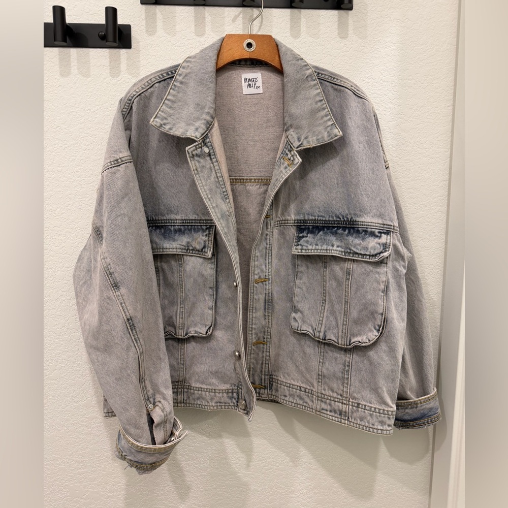 Princess Polly Light Gray Jacket - image 1